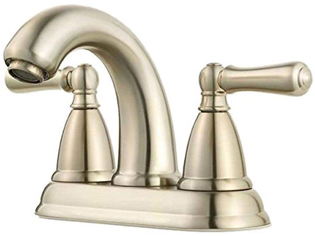 Brushed Nickel 2-Handle Bathroom Faucet F34732