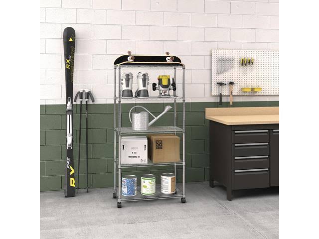 Adjustable Wire Shelving Unit 30 x 60, Chrome N384133