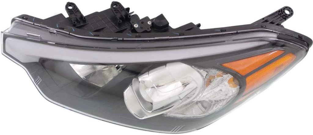 Halogen Headlight Assembly Pair for Kia Forte 2014 2015 2016 B6649
