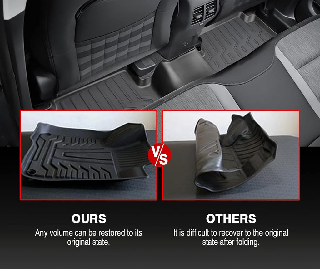 3D Design All Weather Floor Liners for 2021 2022 Ford Bronco Sport 4 Door Black C315