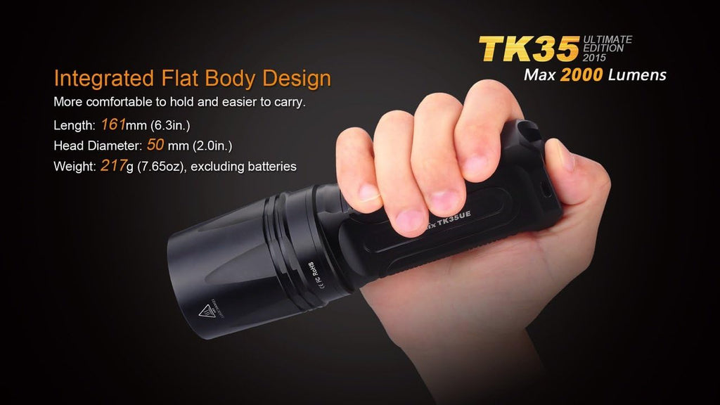 2000 Lumen CREE XHP 50 LED Tactical Flashlight with 2 x 2600mAh Li-ion rechargeable batteries, 4 x CR123A Lithium batteries, 18650 battery charger D500