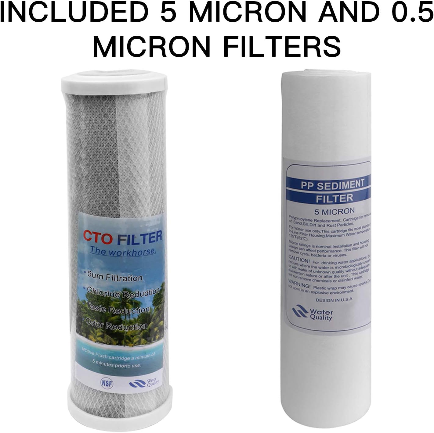 External RV Dual Water Filter System, Pack of 2 W909