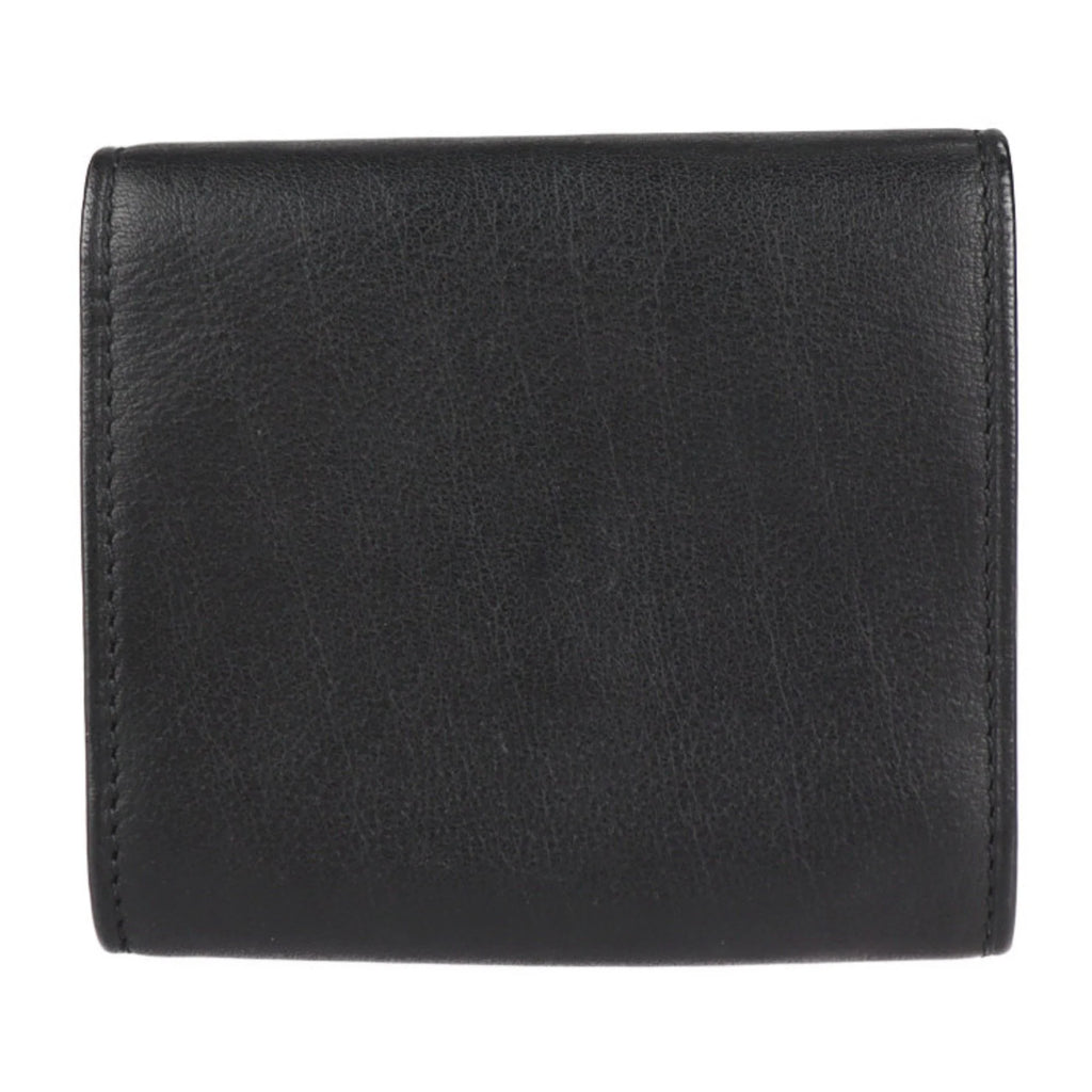 Black Leather Coin Case H1391