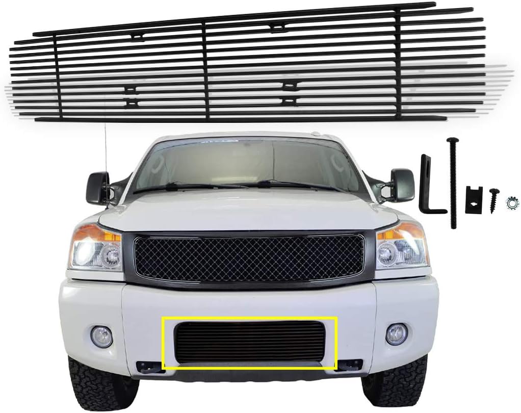 Black Powder Coated Billet Grille Pack of 2 Q361