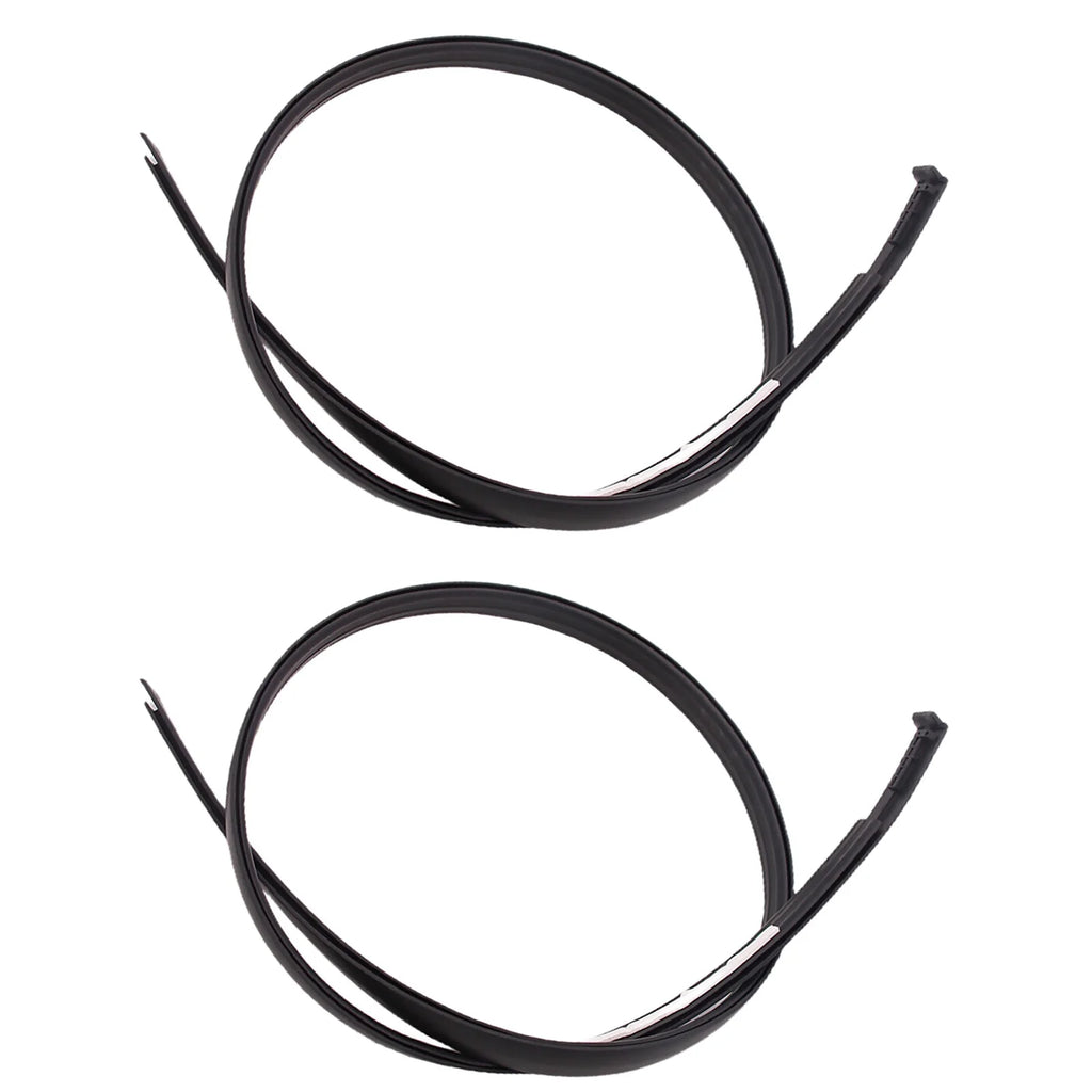 2Pcs Black Roof Drip Side Moulding Weatherstrips M87413