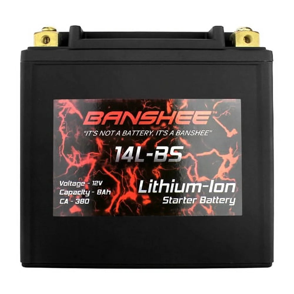 Lithium LiFePO4 Battery Replaces YTX14L-BS Lightweight Motorcycle Battery R8551