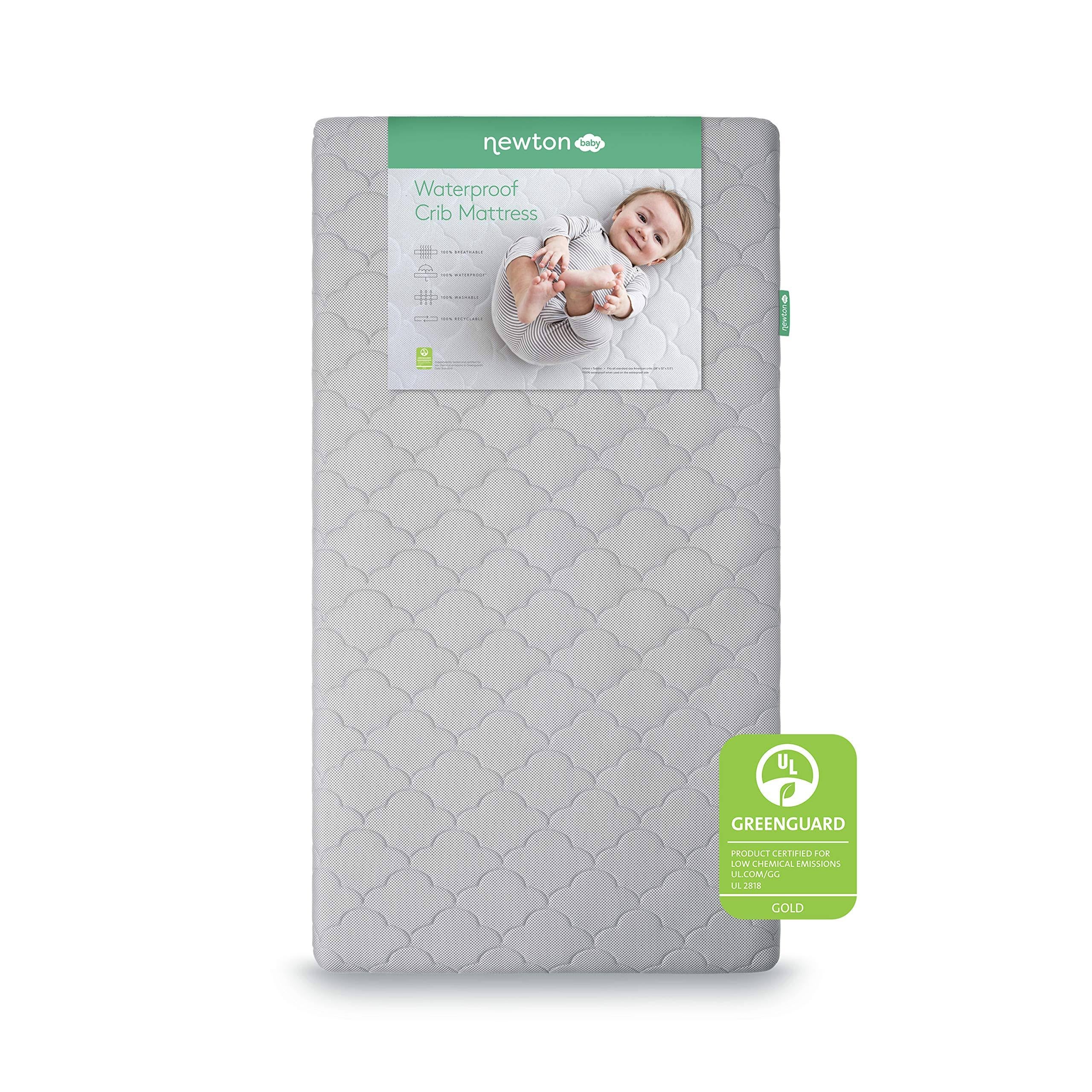 Waterproof Breathable Crib Mattress in Moonlight Grey K889137