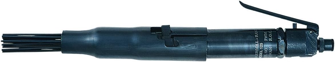 Needle Scaler, Air Powered, Pneumatic Chisel Tool, 18.3”, 4.1 lbs, 4800 Blows Per Min, Black B574274