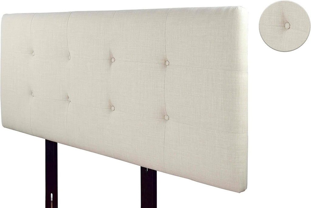Beige California King Sized Padded Headboard Y5179