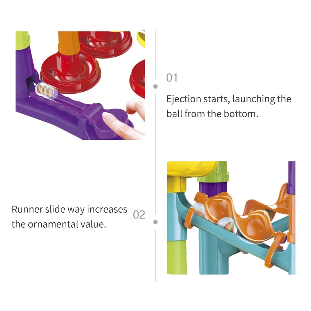 113 Piece Marble Run Building Blocks Set Y10953