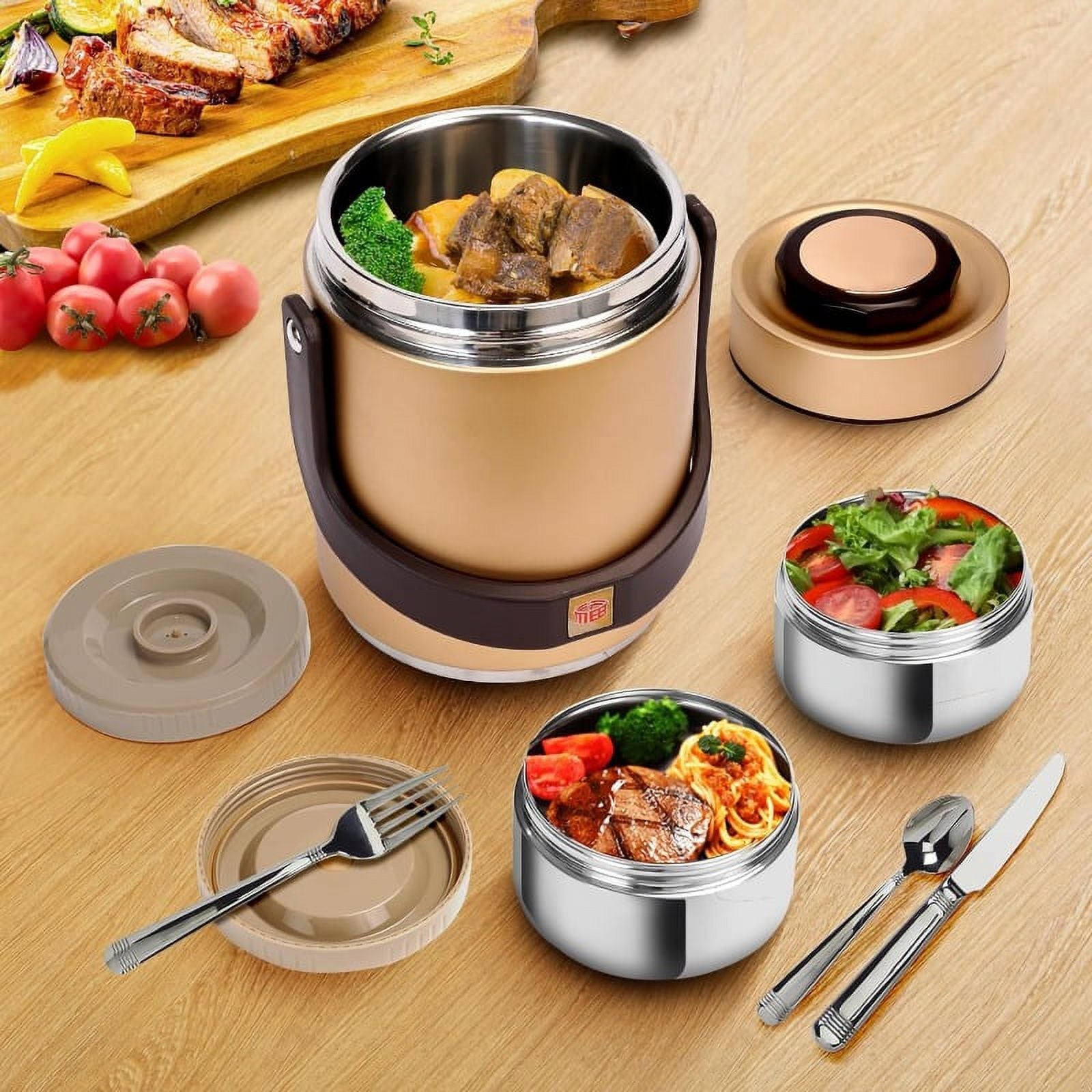 51 oz Stainless Steel Vacuum Insulated Wide Mouth Soup Food Thermos Hot Food Jar N4454