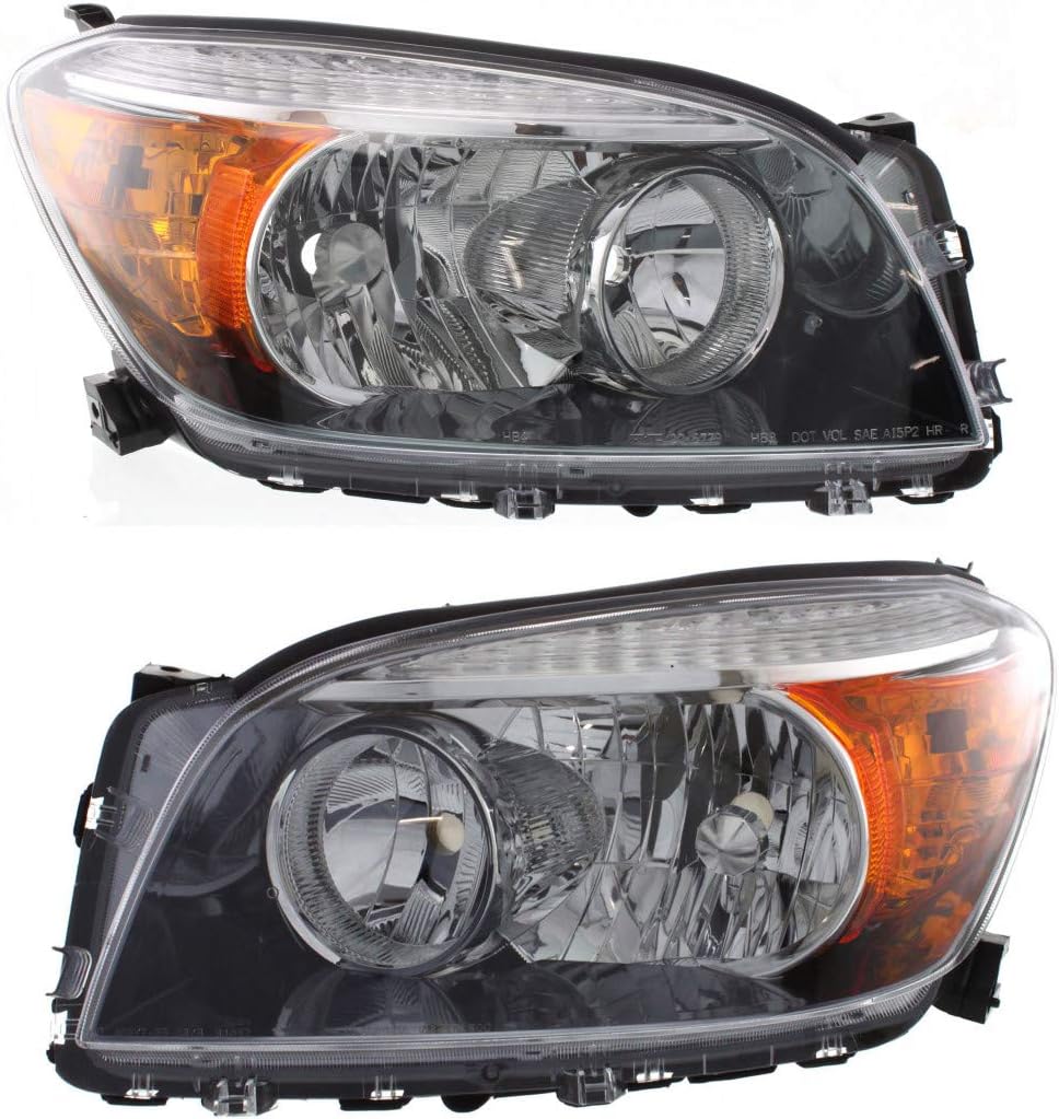 Black Bezel Headlight Assembly Pair G564339