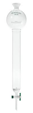 Chromatography Columns with Spherical Joint, PTFE Stopcock, Fritted Disc, and Reservoir I441426