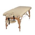 Cream 3 inch Portable Folding Massage Table with Carry Case & Strap D298