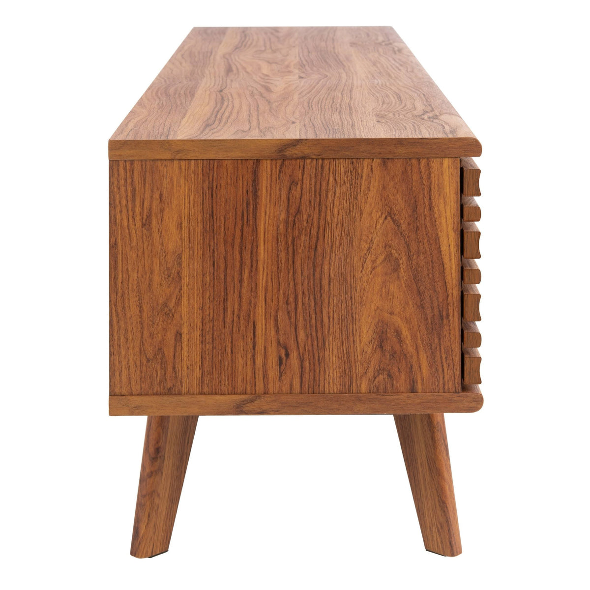 Walnut 2-Shelf Media Stand Y28241