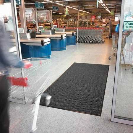 Charcoal Carpeted Entrance Mat, 6ftx10ft P365