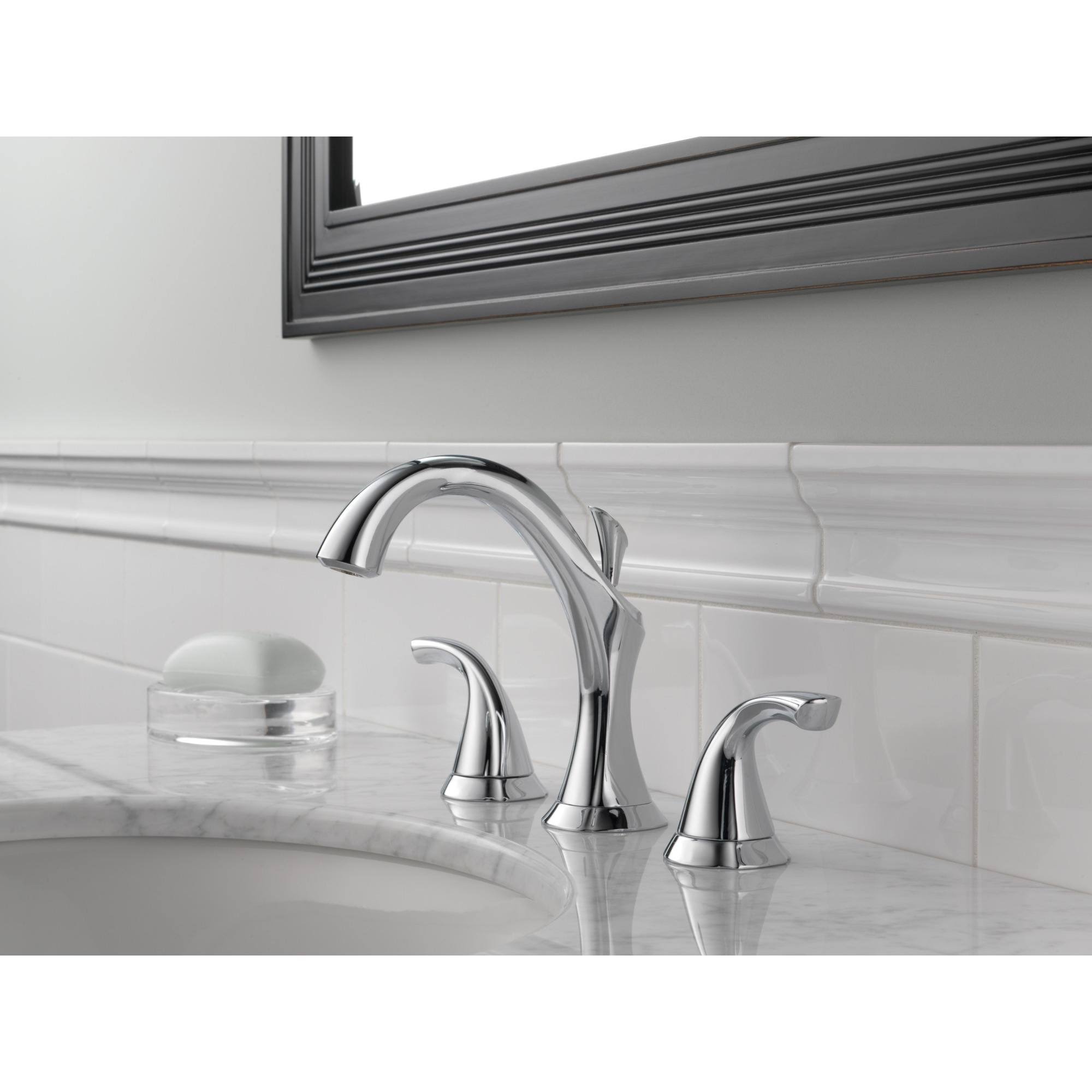 Two Handle Widespread Bathroom Faucet Stainless R98862