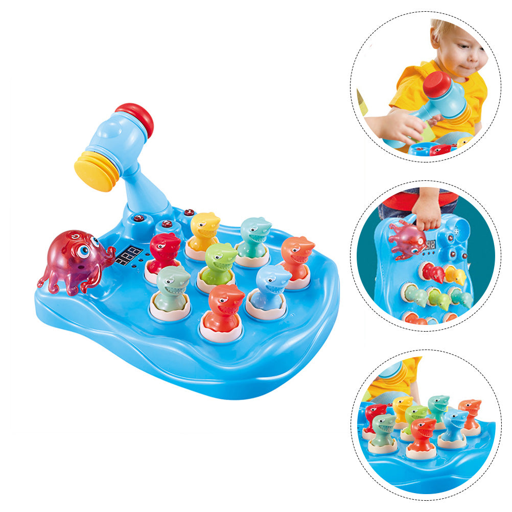 Pounding Game Whack Hammering Kids Educational Music Light Montessori Interactive Toy U90310