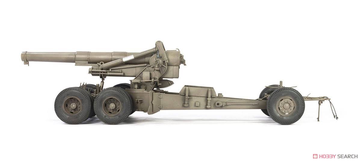 WWII 8 inch Howitzer M1 1/35 Scale Plastic Model Kit O3743