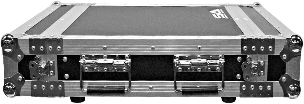 Heavy Duty 2 Space ATA Rack Case 2U Vertical Flight Case F3777