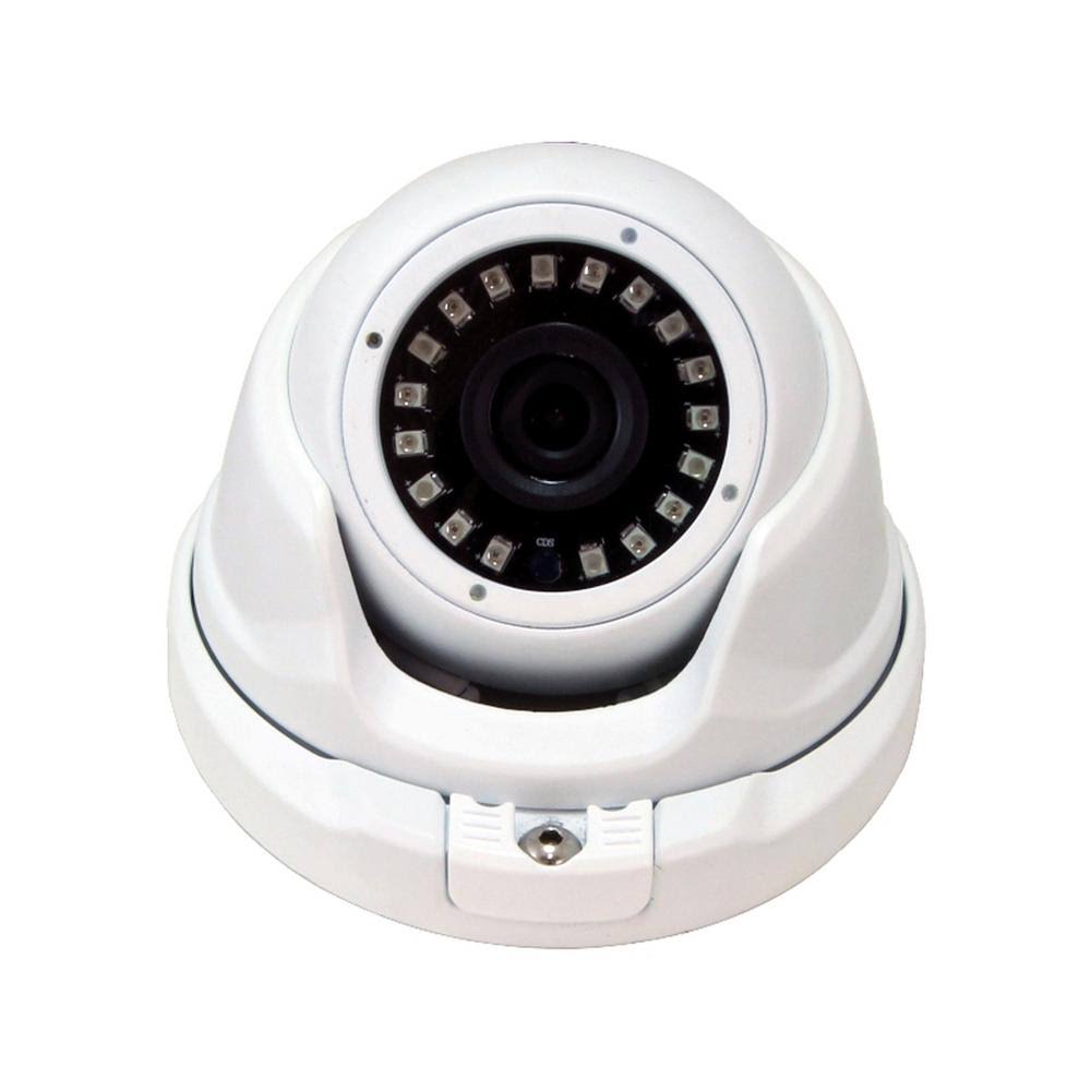 White 4-in-1 1080p Wired Dome Security Camera R1817