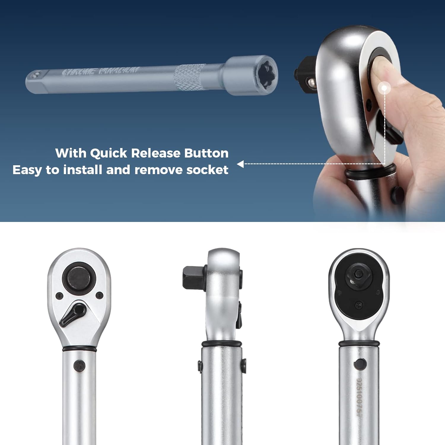 1/2-Inch Drive Click Torque Wrench Set Pack of 2 N51155