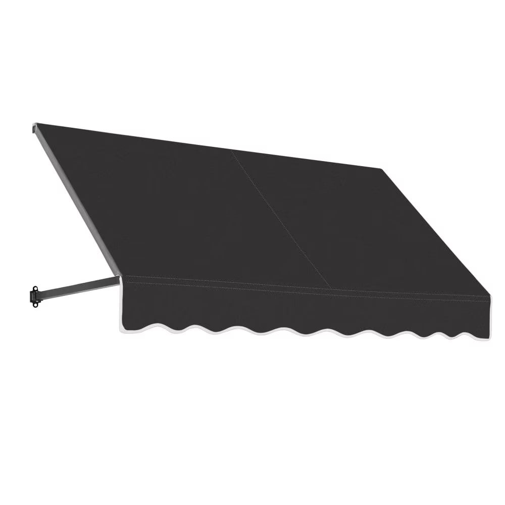 Black Acrylic Fixed Awning Q305