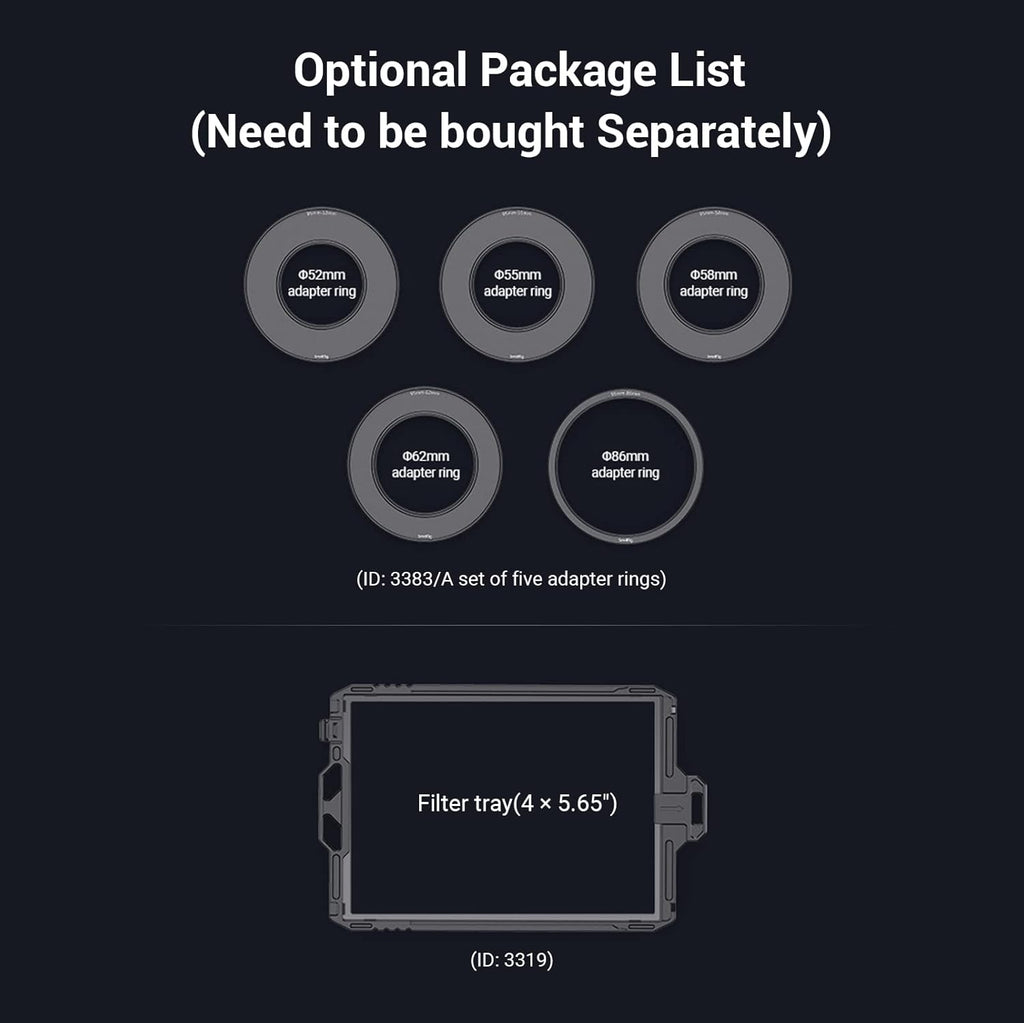 Mini Matte Box for 67mm/72mm/77mm/82mm/95mm Lenses M122