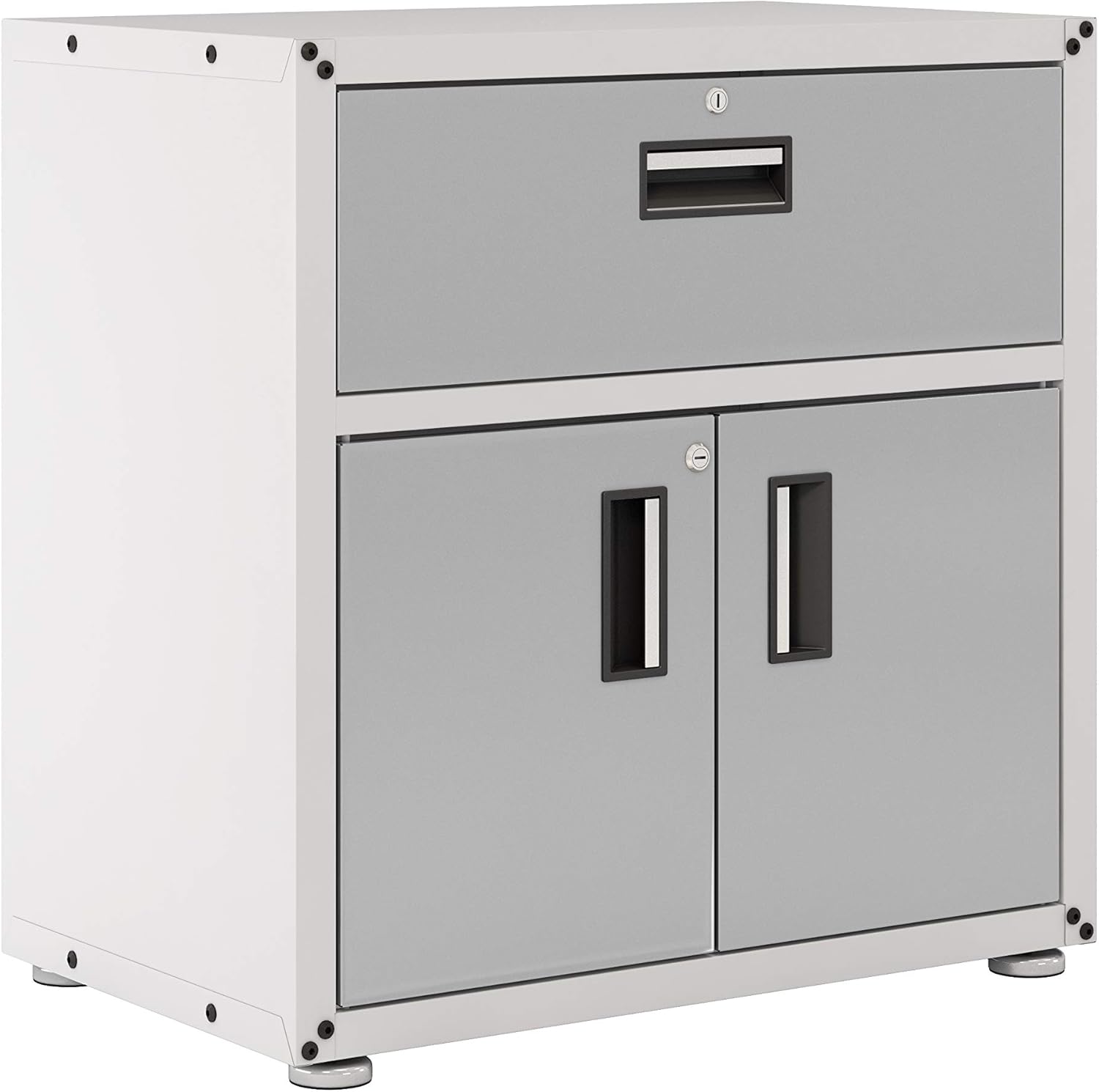 One Drawer Steel Cabinet with 2 Doors E8946